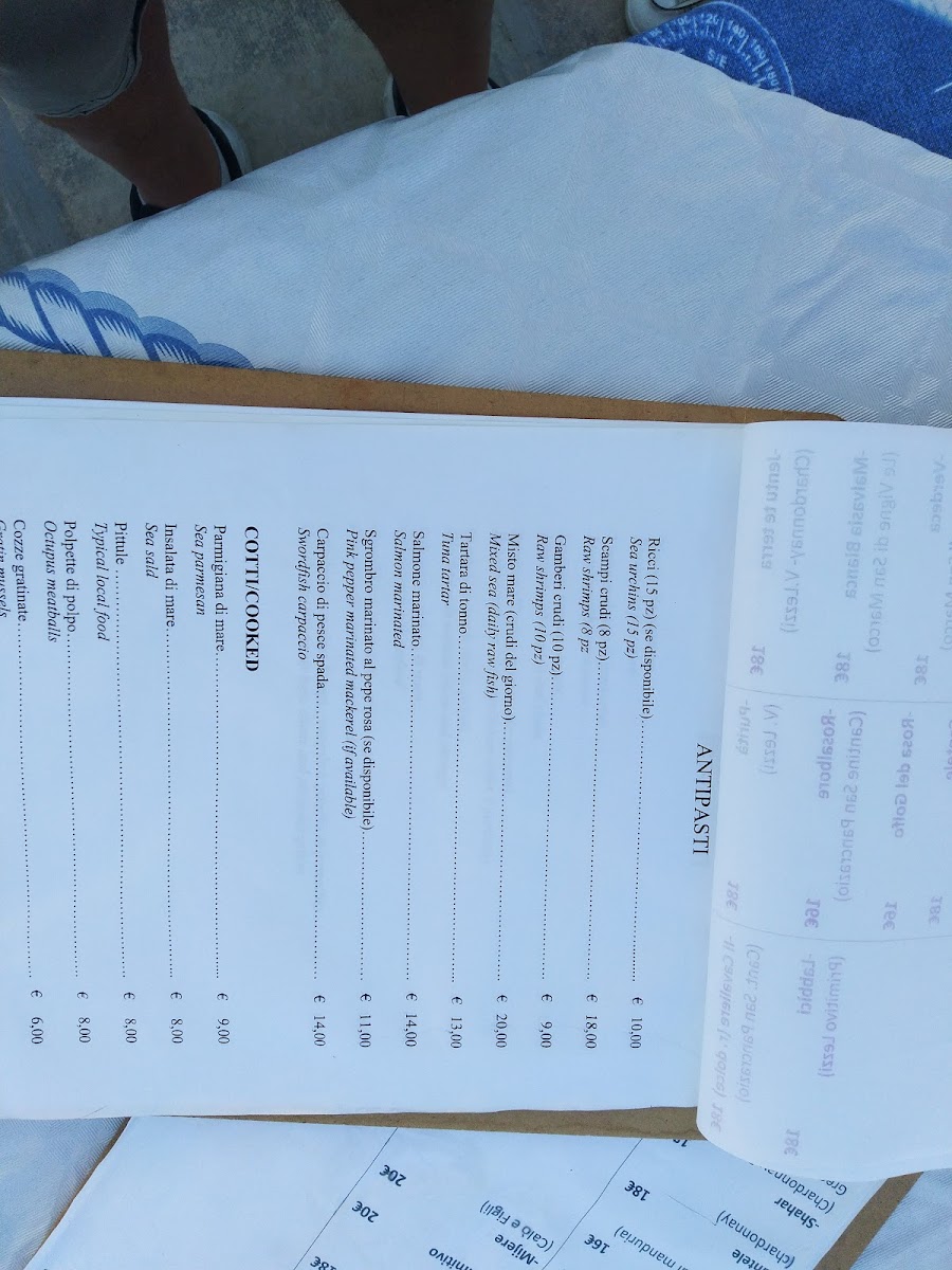 Menu - Dio Del Mare | Gallipoli photo 9